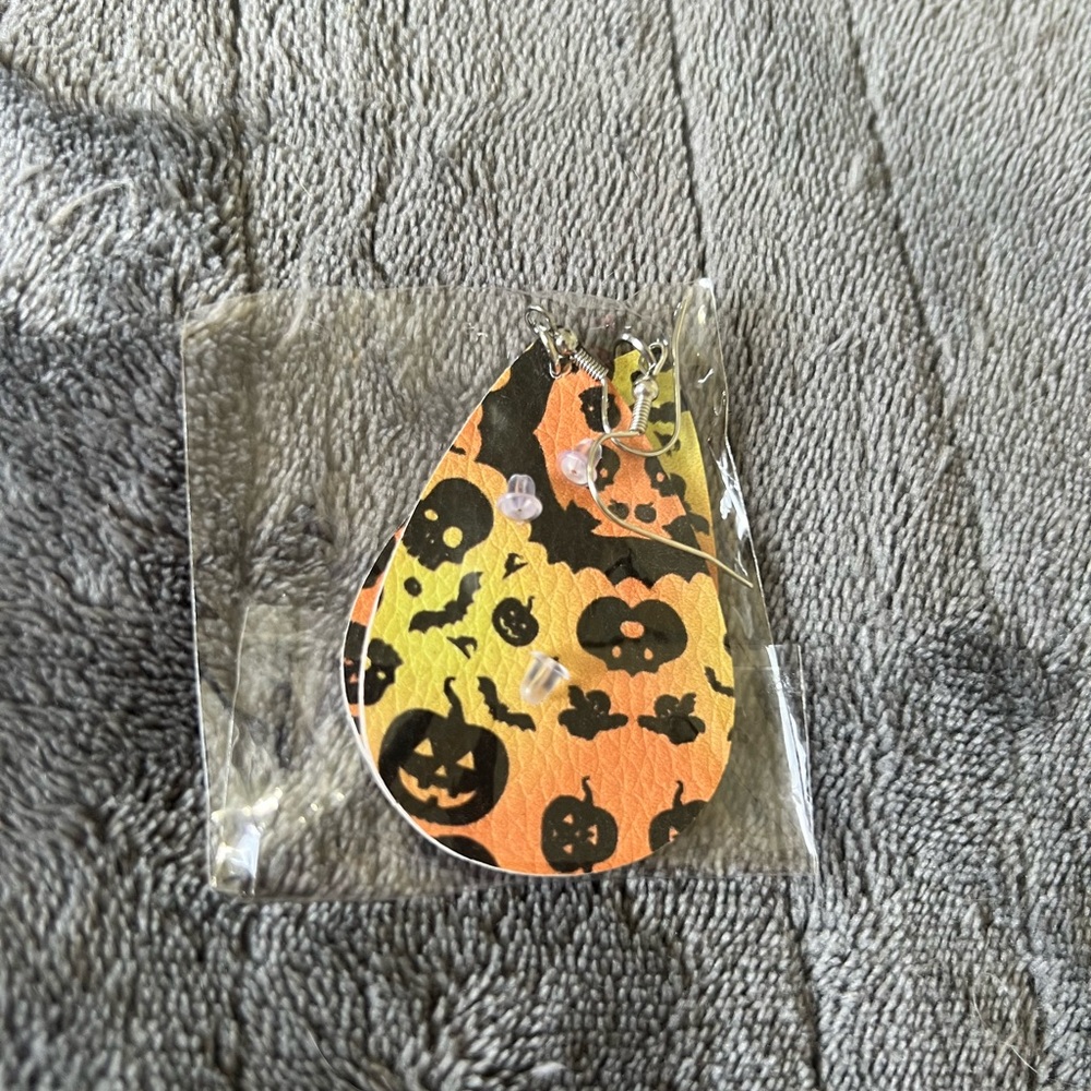 Halloween Teardrop Earrings